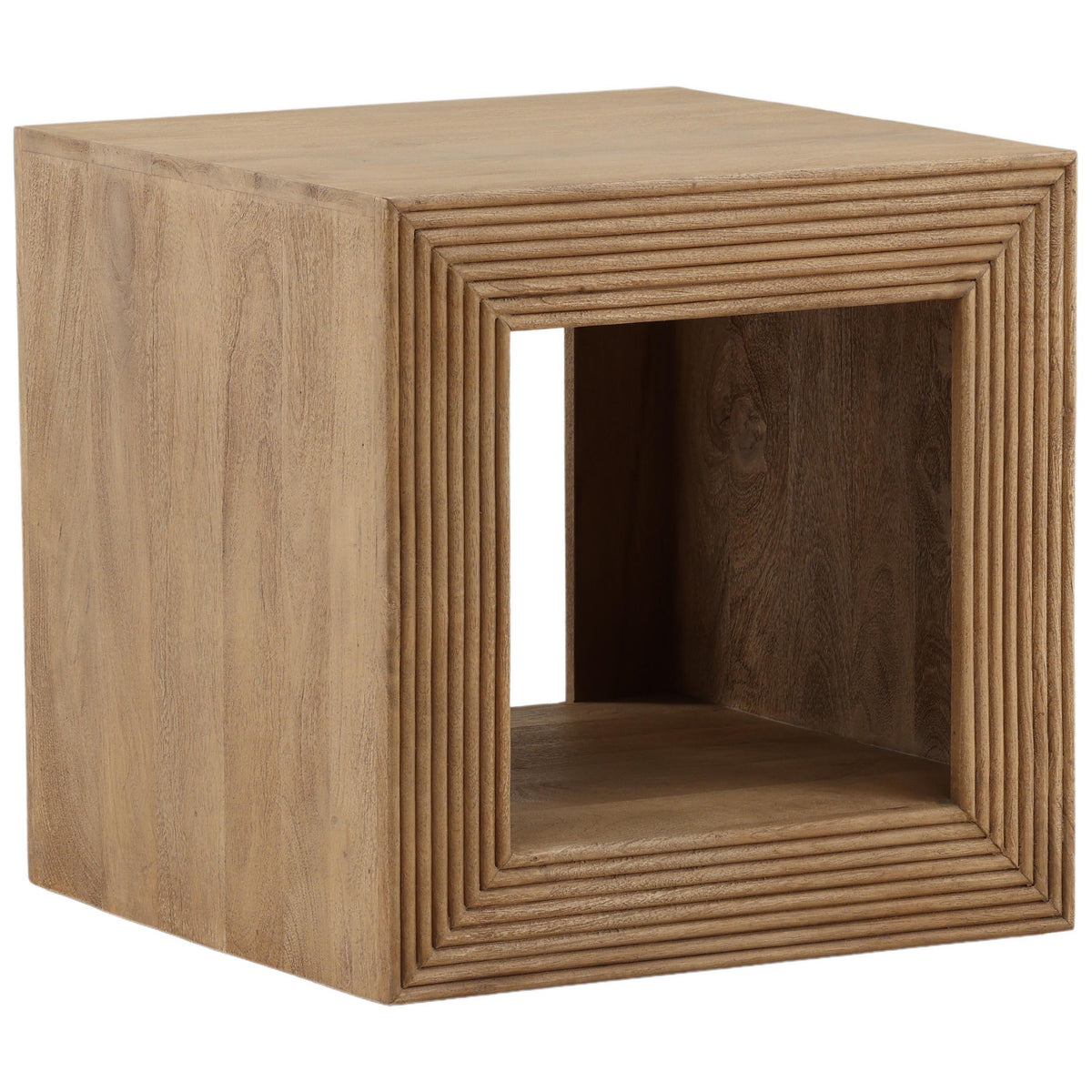 Cipriano Side Table, Natural by Dovetail at Eve Furniture