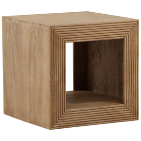 Cipriano Side Table, Natural by Dovetail at Eve Furniture