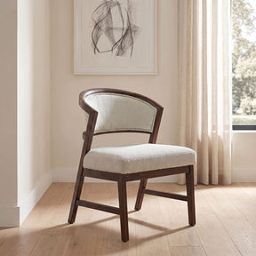 Cirava White Upholstered Side Chair (2/CTN) Set of 2 by Furniture of America at Eve Furniture
