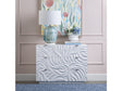 Cirrus White Three-Drawer Chest by Crestview at Eve Furniture