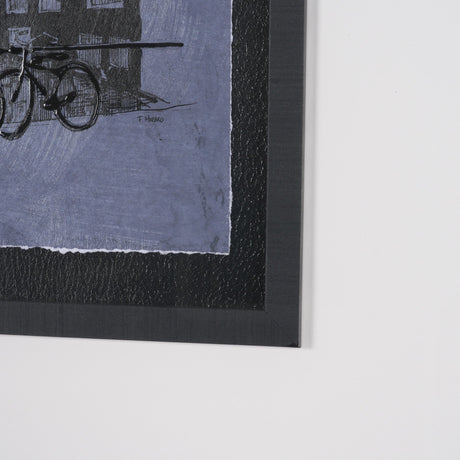 City of Canals I by Mercana Studio Hand Embelished Textured Framed Artwork Matted under Glass by Mercana at Eve Furniture