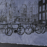 City of Canals I by Mercana Studio Hand Embelished Textured Framed Artwork Matted under Glass by Mercana at Eve Furniture