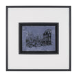 City of Canals I by Mercana Studio Hand Embelished Textured Framed Artwork Matted under Glass by Mercana at Eve Furniture