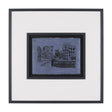 City of Canals II by Mercana Studio Hand Embelished Textured Framed Artwork Matted under Glass by Mercana at Eve Furniture