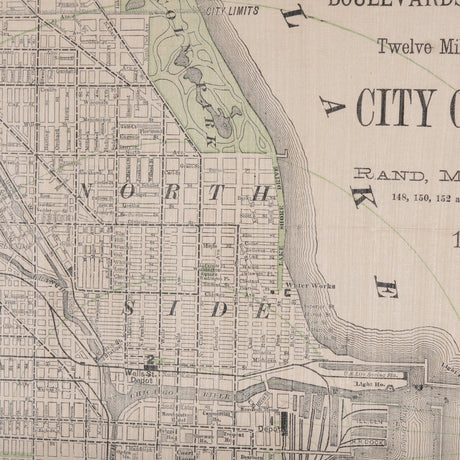 City of Chicago by Mercana Studio a Hand Embellished Textured Framed Art Print by Mercana at Eve Furniture