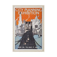 City Planning Exhibition by The Vintage Collection a Framed Art Print Matted under Glass by Mercana at Eve Furniture