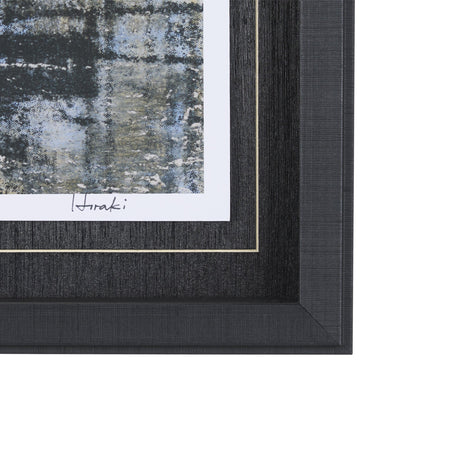 City Vibe II by Mercana Studio a Hand Embellished Textured Framed Art Print Matted under Glass by Mercana at Eve Furniture