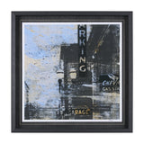 City Vibe II by Mercana Studio a Hand Embellished Textured Framed Art Print Matted under Glass by Mercana at Eve Furniture