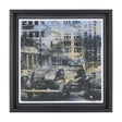 City Vibe III by Mercana Studio a Hand Embellished Textured Framed Art Print Matted under Glass by Mercana at Eve Furniture