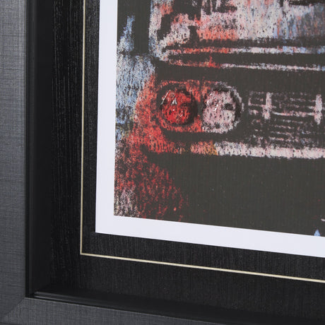 City Vibe IV by Mercana Studio a Hand Embellished Textured Framed Art Print Matted under Glass by Mercana at Eve Furniture