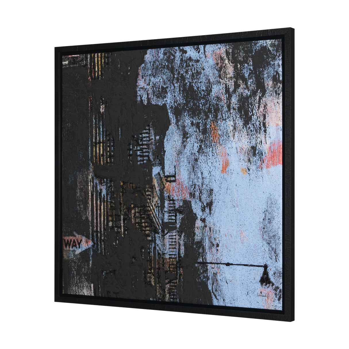 City Vibe IV by Mercana Studio a Hand Embellished Textured Framed Canvas by Mercana at Eve Furniture