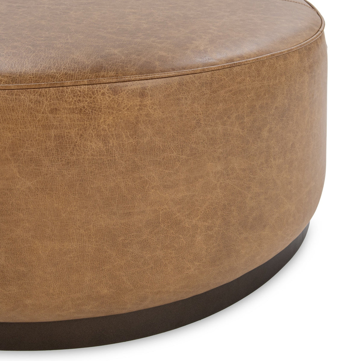 Clair Round Ottoman by Classic Home at Eve Furniture