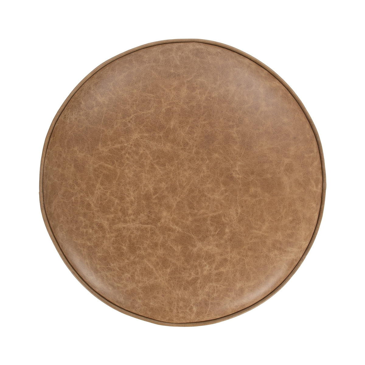 Clair Sedona Brown 20" Round Ottoman by Classic Home at Eve Furniture