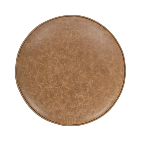 Clair Round Ottoman - Sedona Brown by Classic Home at Eve Furniture