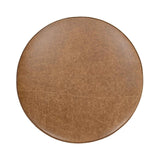 Clair Round Ottoman - Sedona Brown by Classic Home at Eve Furniture
