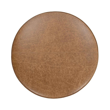 Clair Round Ottoman - Sedona Brown by Classic Home at Eve Furniture