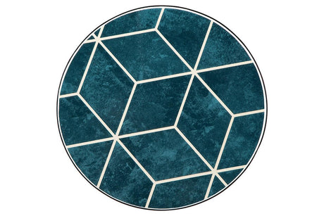 Clairbelle Teal Accent Table by Ashley at Eve Furniture