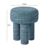 Claire Nubby Stool by TOV Furniture at Eve Furniture