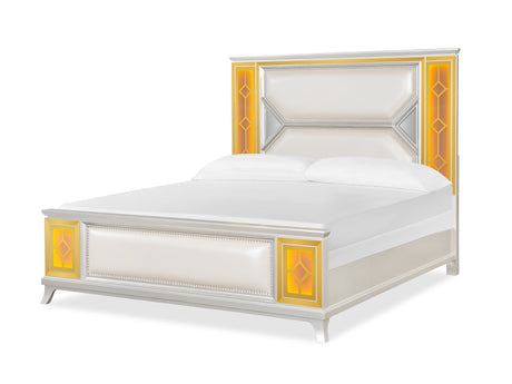 Claire Silver-Gold Bedroom Set by Cosmos Furniture at Eve Furniture
