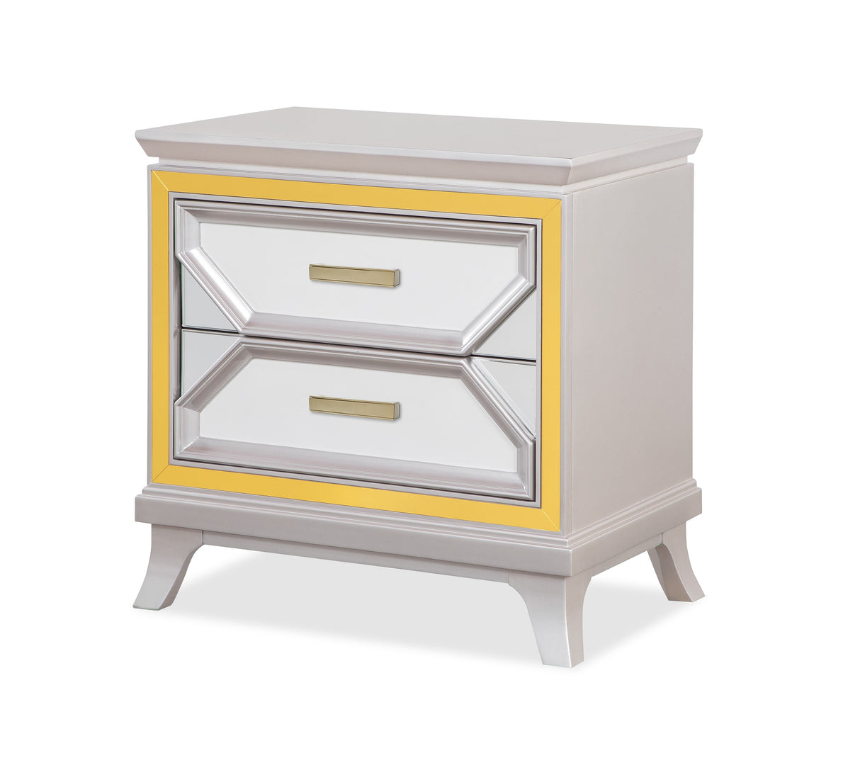 Claire Silver-Gold Bedroom Set by Cosmos Furniture at Eve Furniture