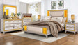Claire Silver-Gold Bedroom Set by Cosmos Furniture at Eve Furniture