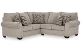 Claireah Umber 2-Piece Left Arm Facing (LAF) Sectional by Ashley at Eve Furniture