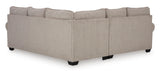 Claireah Umber 2-Piece Right Arm Facing (RAF) Sectional by Ashley at Eve Furniture