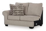 Claireah Umber 2-Piece Right Arm Facing (RAF) Sectional by Ashley at Eve Furniture