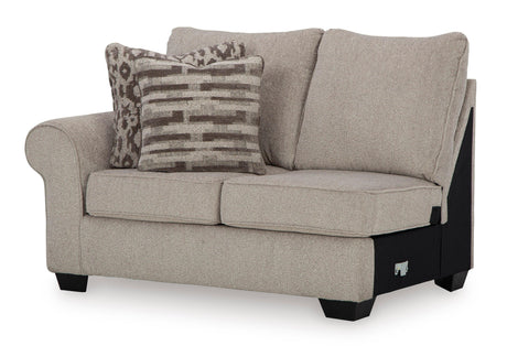 Claireah Umber 2-Piece Right Arm Facing (RAF) Sectional by Ashley at Eve Furniture