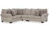 Claireah Umber 3-Piece Left Arm Facing (LAF) Sectional by Ashley at Eve Furniture