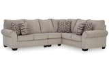 Claireah Umber 3-Piece Right Arm Facing (RAF) Sectional by Ashley at Eve Furniture