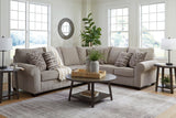 Claireah Umber 3-Piece Right Arm Facing (RAF) Sectional by Ashley at Eve Furniture