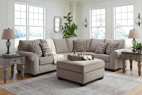 Claireah Umber 3-Piece Right Arm Facing (RAF) Sectional by Ashley at Eve Furniture