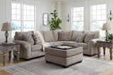 Claireah Umber 3-Piece Right Arm Facing (RAF) Sectional by Ashley at Eve Furniture