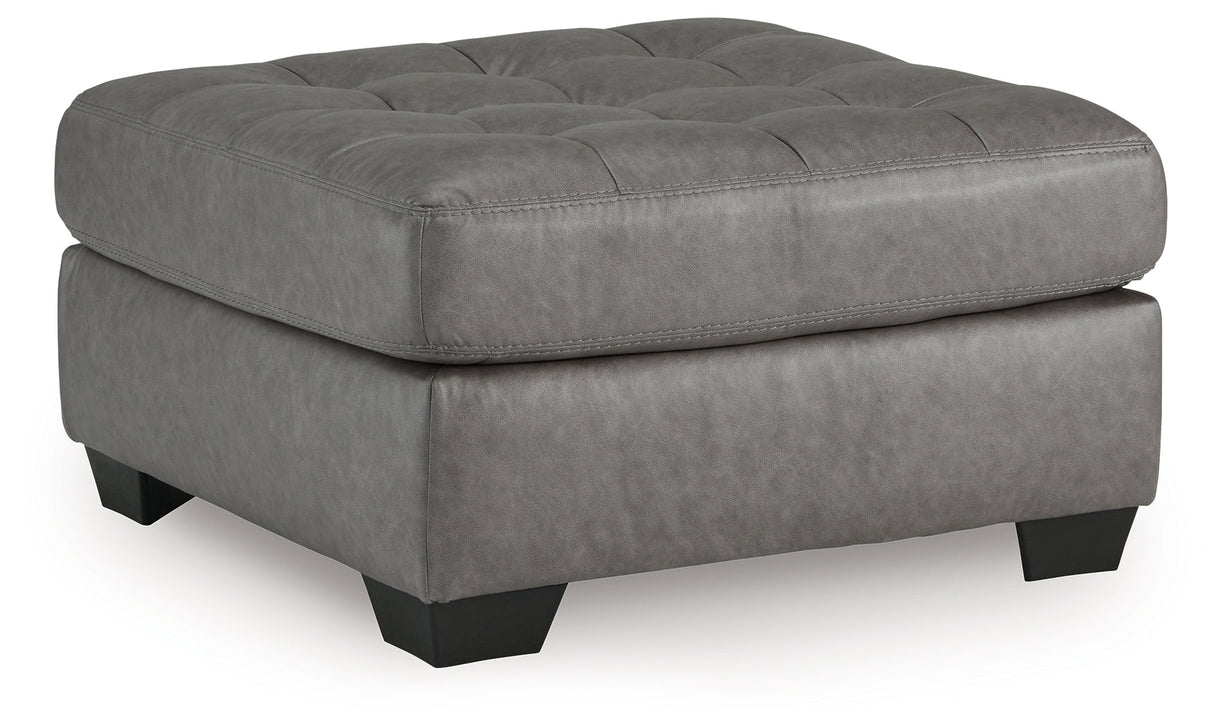 Clairette Court Alloy Oversized Accent Ottoman