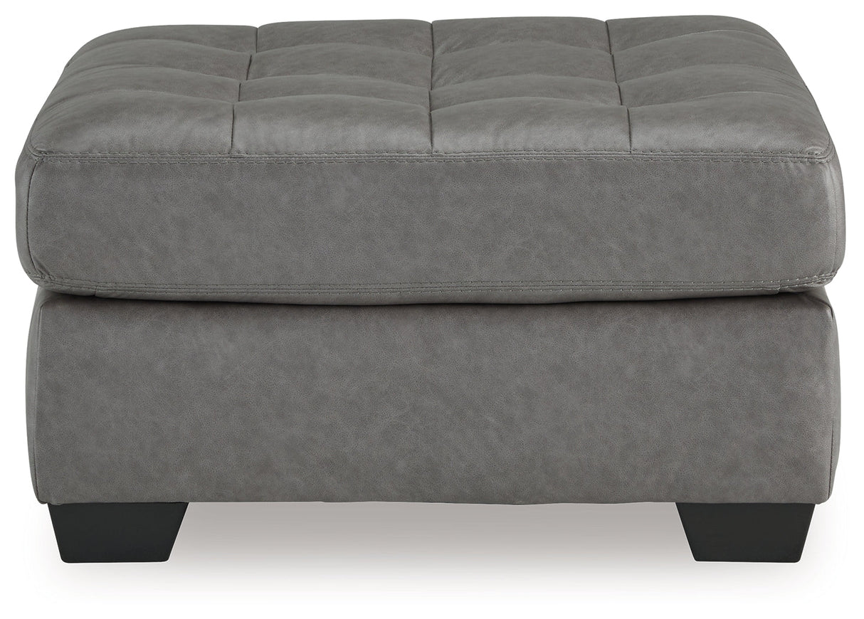 Clairette Court Alloy Oversized Accent Ottoman