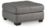 Clairette Court Alloy Oversized Accent Ottoman by Ashley at Eve Furniture