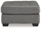 Clairette Court Alloy Oversized Accent Ottoman by Ashley at Eve Furniture