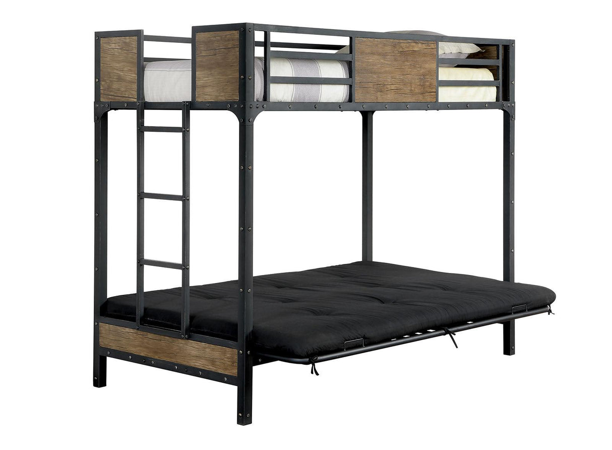 Clapton Black Twin/Futon by Furniture of America at Eve Furniture