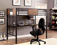 Clapton Black Twin/Workstation by Furniture of America at Eve Furniture