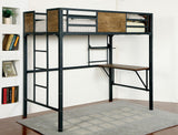 Clapton Black Twin/Workstation by Furniture of America at Eve Furniture