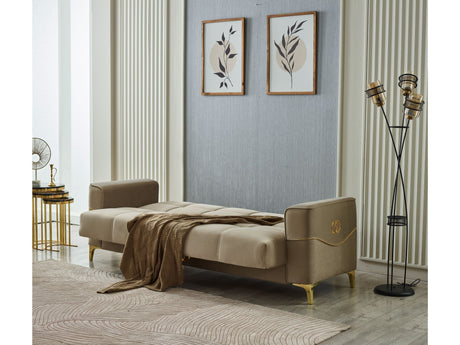 Clara 4-pieces (Sofa & Loveseat & 2 Chair) Livingroom Set Beige - Clearance by Furnia at Eve Furniture
