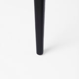 Clara Black Wood W/ Cream Fabric Seat and Cane Back Dining Chair by Mercana at Eve Furniture