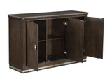 Clara Brown and Beige 56" Wide Door Server by Homelegance at Eve Furniture