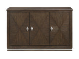 Clara Brown and Beige 56" Wide Door Server by Homelegance at Eve Furniture