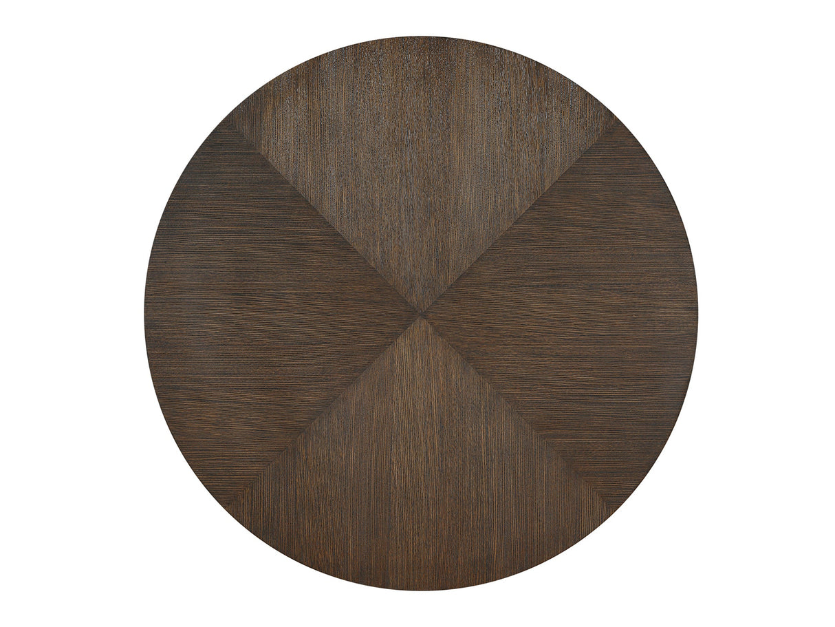 Clara Brown and Beige Round Dining Room Set by Homelegance at Eve Furniture