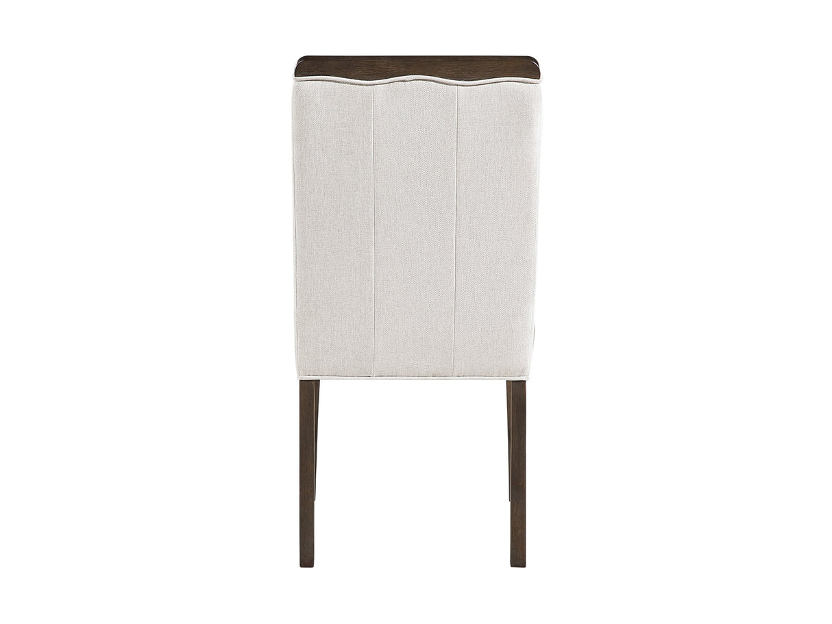 Clara Brown and Beige Wide Dining Chair (Set of 2) by Homelegance at Eve Furniture