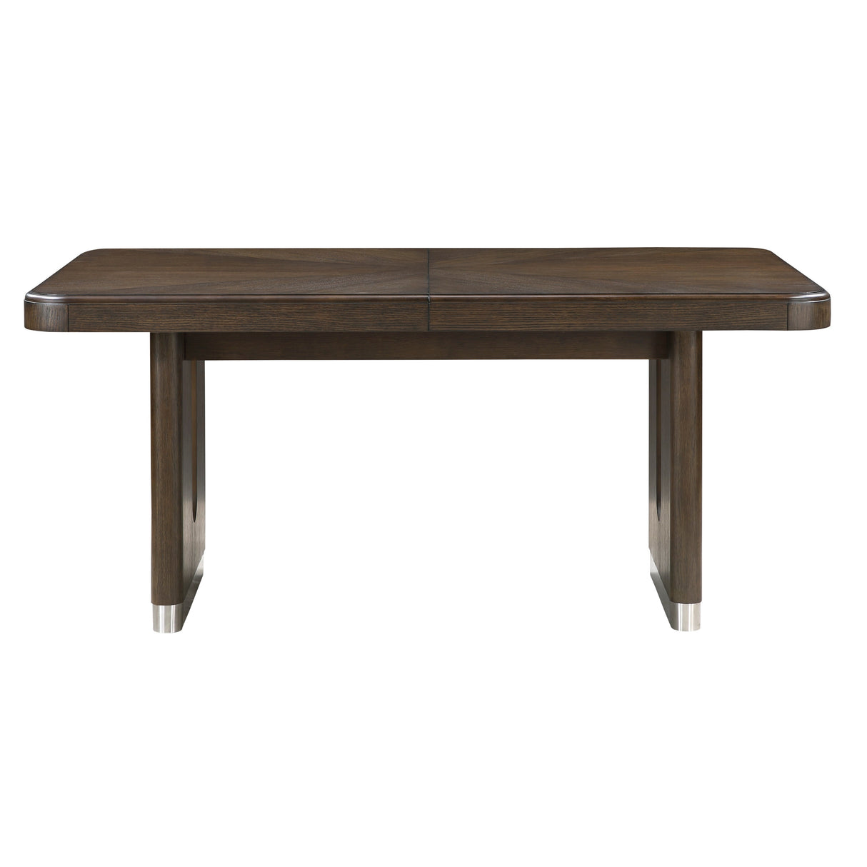 Clara Brown & Beige 85" Rectangular Dining Room Set by Homelegance at Eve Furniture