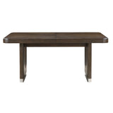 Clara Brown & Beige 85" Rectangular Dining Room Set by Homelegance at Eve Furniture