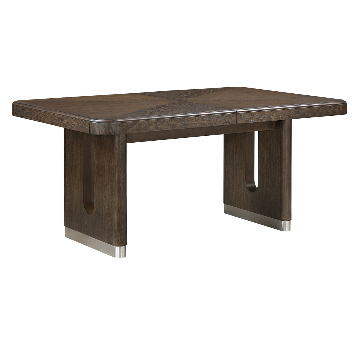 Clara Brown & Beige 85" Rectangular Dining Room Set by Homelegance at Eve Furniture